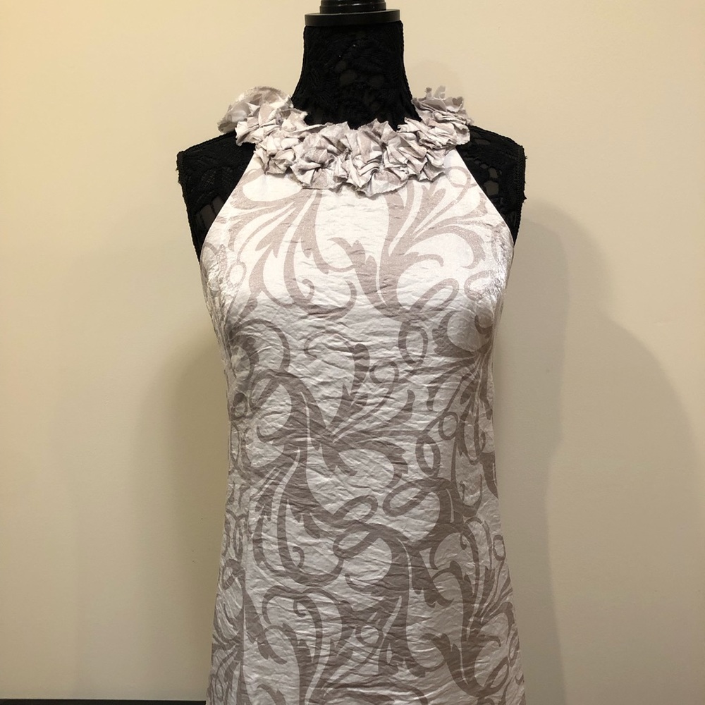 NWT London Times Gorgeous Shimmering Sleeveless Dress Sz 8